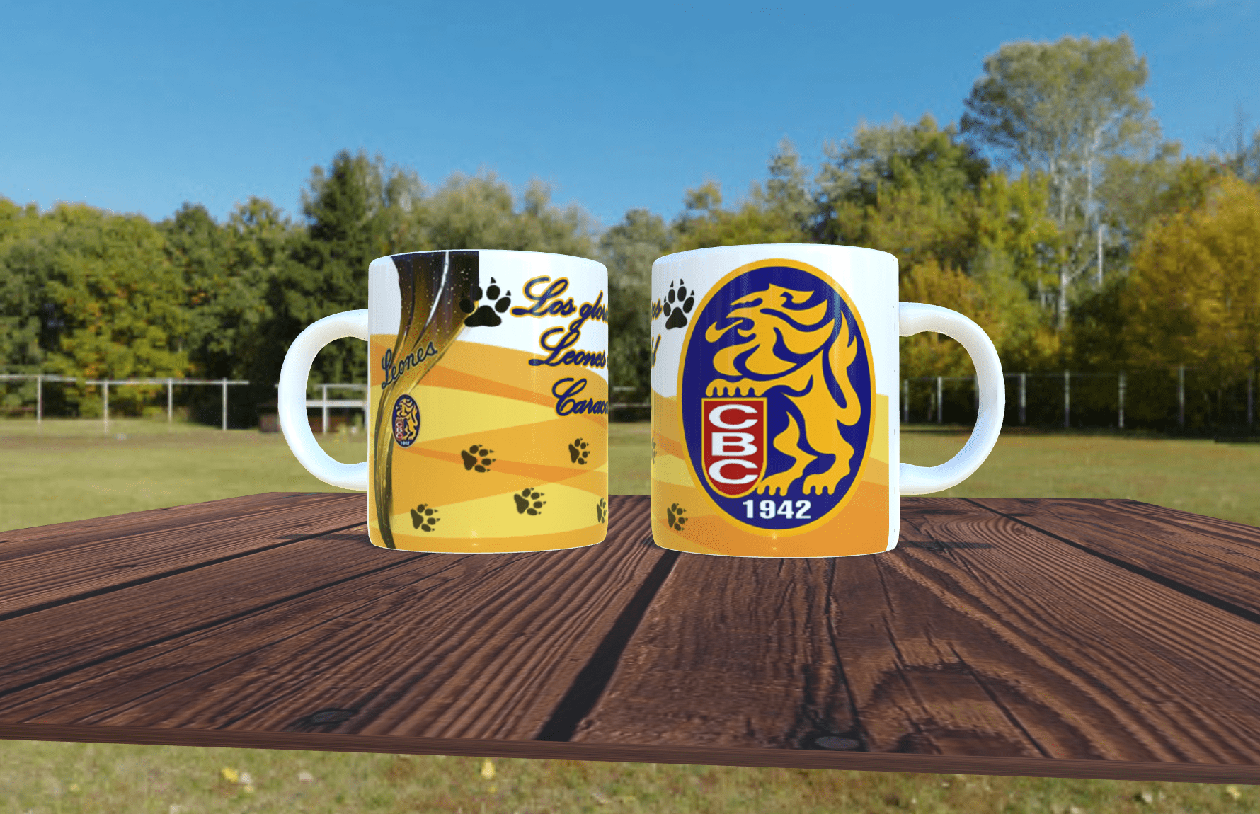 tazas deportivas leones del caracas