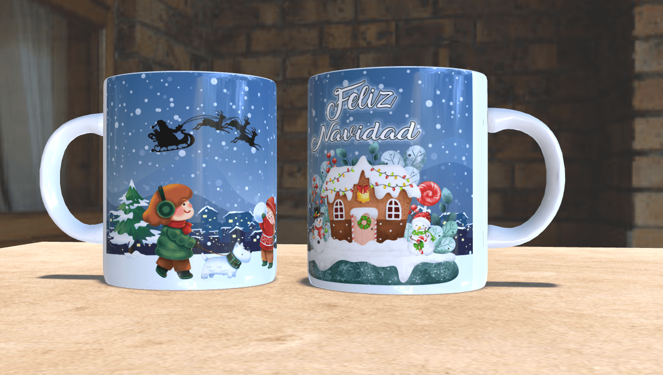 Regalo de Navidad perfecto: ¡Cajita de chuches y taza personalizada!